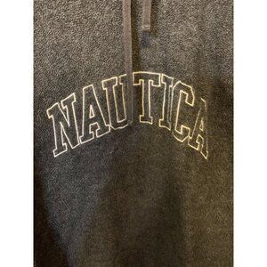Vintage Nautica Men’s Sz‎ XXL Gray Pullover Hoodie Embroidered
